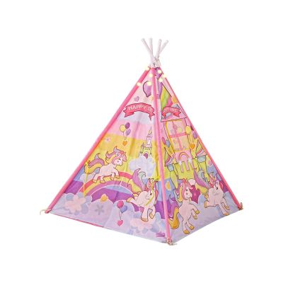 Children's Light-up Tent Unicorn Ponies Pink - 2