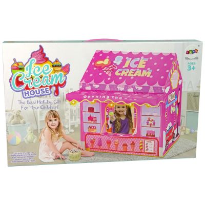 Princess Ice Cream Tent Ice Cream Shop for Kids Pink Lights Stars - 3