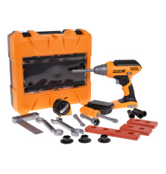 Vaikiškas meistro įrankių rinkinys su atsuktuvu