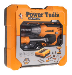 Vaikiškas meistro įrankių rinkinys su atsuktuvu