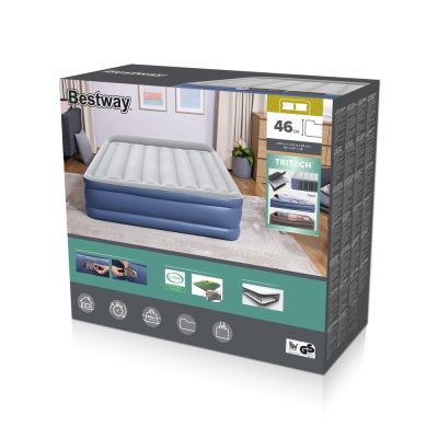 Pripučiamas čiužinys 203 x 152 x 46 cm „Bestway“ 67630 - 7