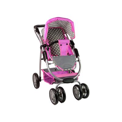 „Baby Doll“ vežimėlis „2-in-1“ su lopšiu rožinis - 4