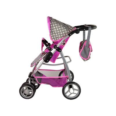„Baby Doll“ vežimėlis „2-in-1“ su lopšiu rožinis - 5