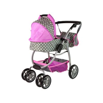 „Baby Doll“ vežimėlis „2-in-1“ su lopšiu rožinis - 7