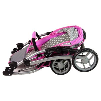 „Baby Doll“ vežimėlis „2-in-1“ su lopšiu rožinis - 8