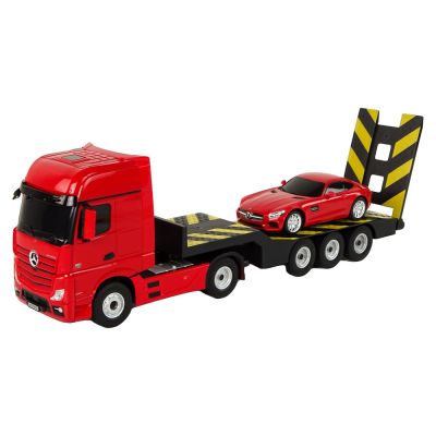 RC valdomas „Mercedes-Benz“ vilkikas 1:26, raudonas - 2