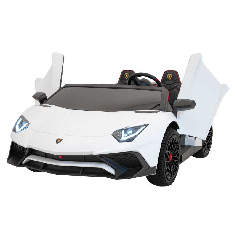 Elektromobilis Lamborghini Aventador SV STRONG, Baltas