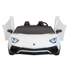 Elektromobilis Lamborghini Aventador SV STRONG, Baltas