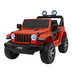 Vaikiškas Elektromobilis Jeep Wrangler Rubicon, Oranžinis