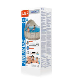 Karkasinis baseinas "Steel PRO" BESTWAY, (396x107 cm)