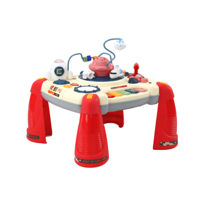 Interactive Educational Table Children's Panel Piano Space Red - 3
