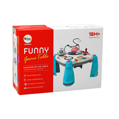 Interactive Educational Table Children's Panel Piano Space Red - 5