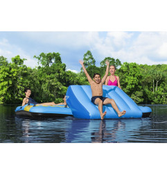 HYDRO-Force Island + Slide 376x311cm BESTWAY
