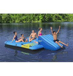 HYDRO-Force Island + Slide 376x311cm BESTWAY