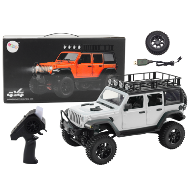 RC valdomas visureigis 4x4, pilkos spalvos