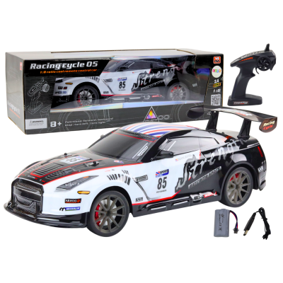 RC valdomas sportinis automobilis 1:8, su šviesomis ir garsais