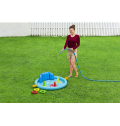 Pripučiamas baseinas su stogeliu BESTWAY (115x89x76cm)