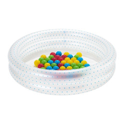 Pripučiamas baseinas su kamuoliukais  BESTWAY (91x20cm), Mėlyni taškeliai