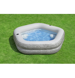 Pripučiamas baseinas su sėdynėmis BESTWAY (213x206x53cm)