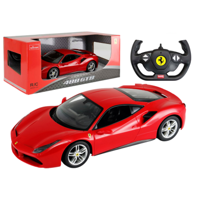 Car Remote Controlled Car RC Ferrari 488 GTB Remote Control Red 1:14