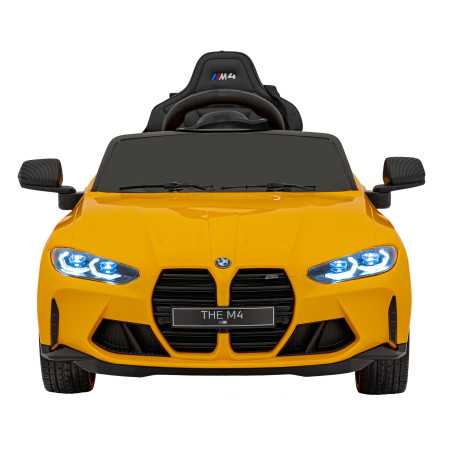 Vaikiškas Elektromobilis BMW M4, Geltonas