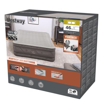 Dvivietis pripučiamas čiužinys su elektriniu siurbliu, 203 x 152 cm, „Bestway“ 69050 - 8