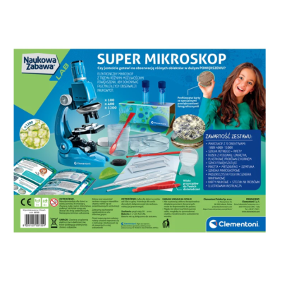 Science Fun Set Super Microscope Clementoni 50755 - 5