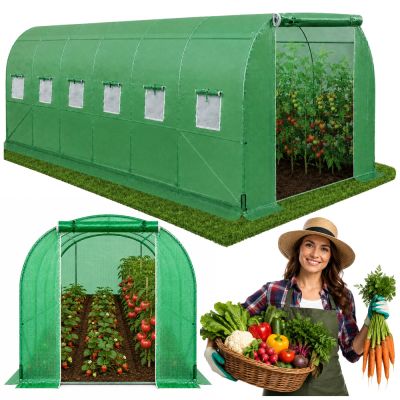 Daržovių šiltnamis 6x3x2 m, 18 m²