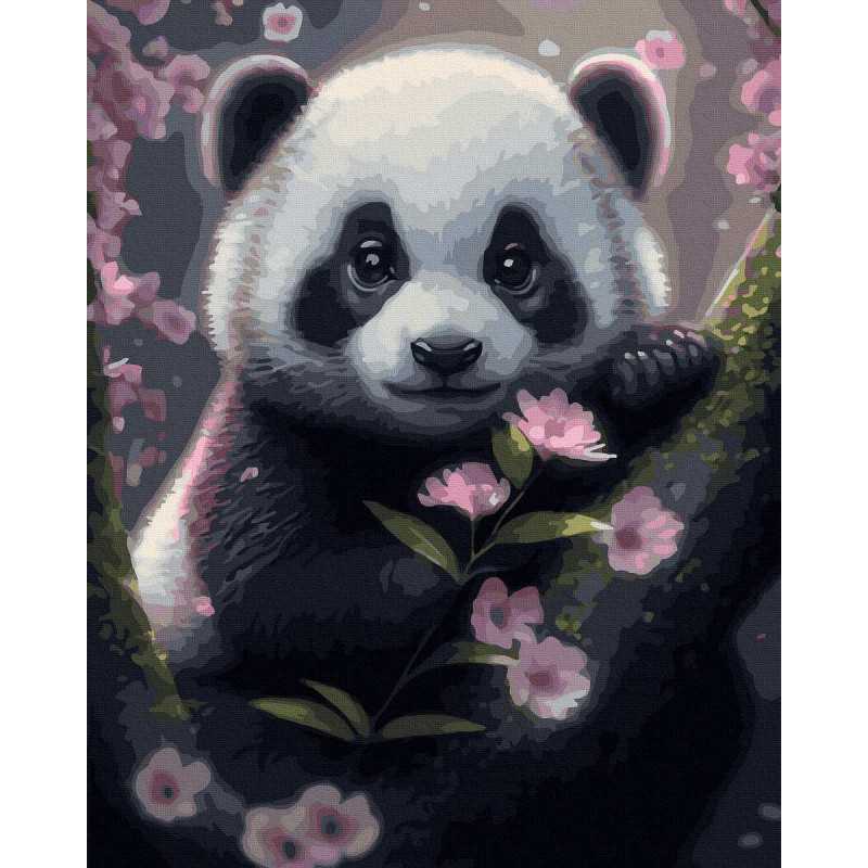 Tapyba pagal skaičius: Panda (40x50cm)