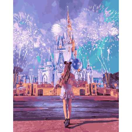 Tapyba pagal skaičius: Disneyland (40x50cm)