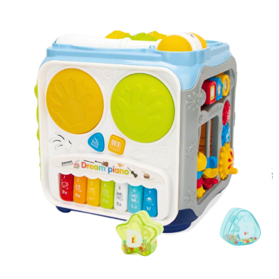 Multifunctional Educational Cube For Toddlers Lights Sounds - 2