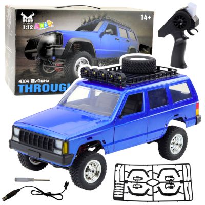 RC valdomas visureigis 4x4, mėlynas, 1:12