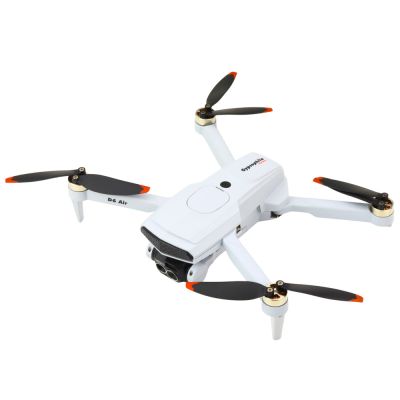 Dronas „D6 PRO“ LED, programėlė, šviesiai pilkos spalvos