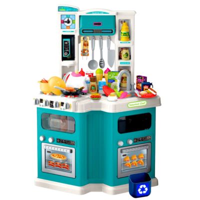 Large Kids Kitchen Home Chef Cooking Sounds Accessories 109 pcs. - 2