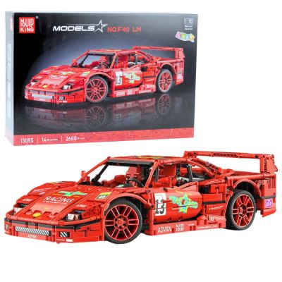 Konstruktorius F40, raudonas 1:10, 2688 vnt.