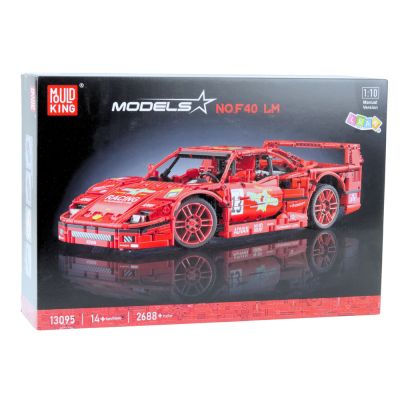 Konstruktorius F40, raudonas 1:10, 2688 vnt. - 3