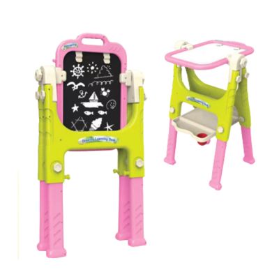 5in1 Educational Board With Chair Multifunctional Accessories Pink - 3