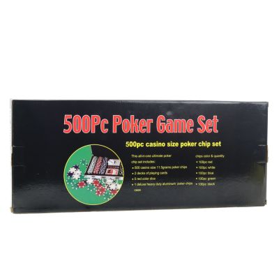 Professional Poker Set, Aluminum Case, 500 pcs. - 4