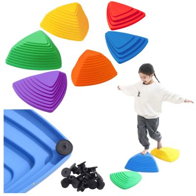 Sensory Educational Path - Colored Balance Stones, 6 pcs.