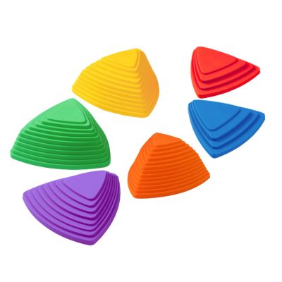 Sensory Educational Path - Colored Balance Stones, 6 pcs. - 4