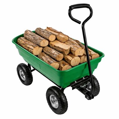 Garden Transport Cart Removable Tilting Tray Green 120 kg - 8