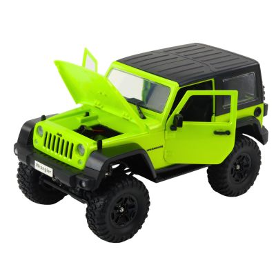 RC valdomas visureigis „Jeep Wrangler Rock Crawler“, žalias, 1:14 - 3