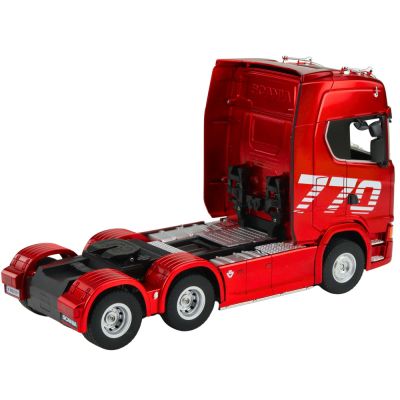 RC valdomas „Scania Huina 1501“ sunkvežimis, raudonas, 1:18 - 4
