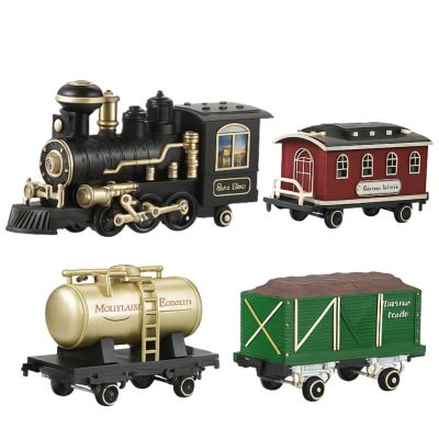 Electric Train Classic RC Train Lights Sounds Smoke 206 cm 24 pcs. - 2