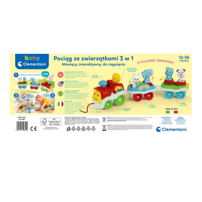 Interactive Animal Train Polish language Clementoni 50802 - 5