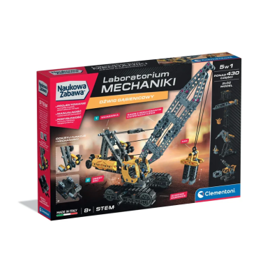 Scientific Fun Mechanics Laboratory Crawler Crane Clementoni 50402 - 3