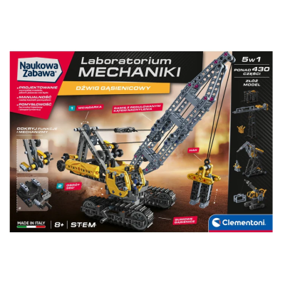 Scientific Fun Mechanics Laboratory Crawler Crane Clementoni 50402 - 4