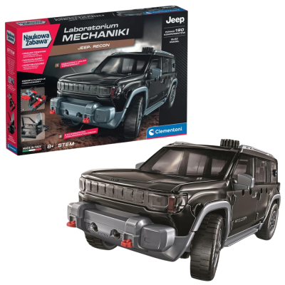 Science & Play Mechanics Laboratory Jeep Recon Polish Version Clementoni 50401