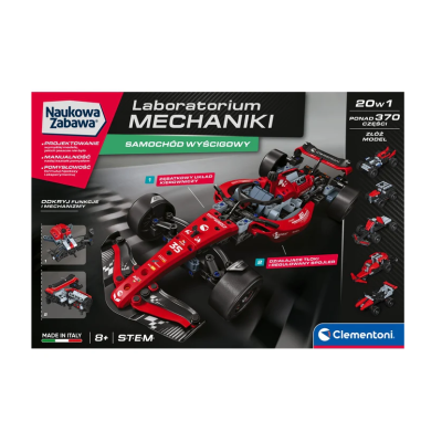 Science & Play – Mechanics Laboratory Racing Car Polish Version Clementoni 50403 - 4