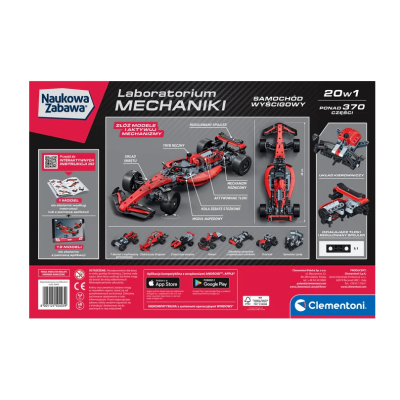 Science & Play – Mechanics Laboratory Racing Car Polish Version Clementoni 50403 - 5